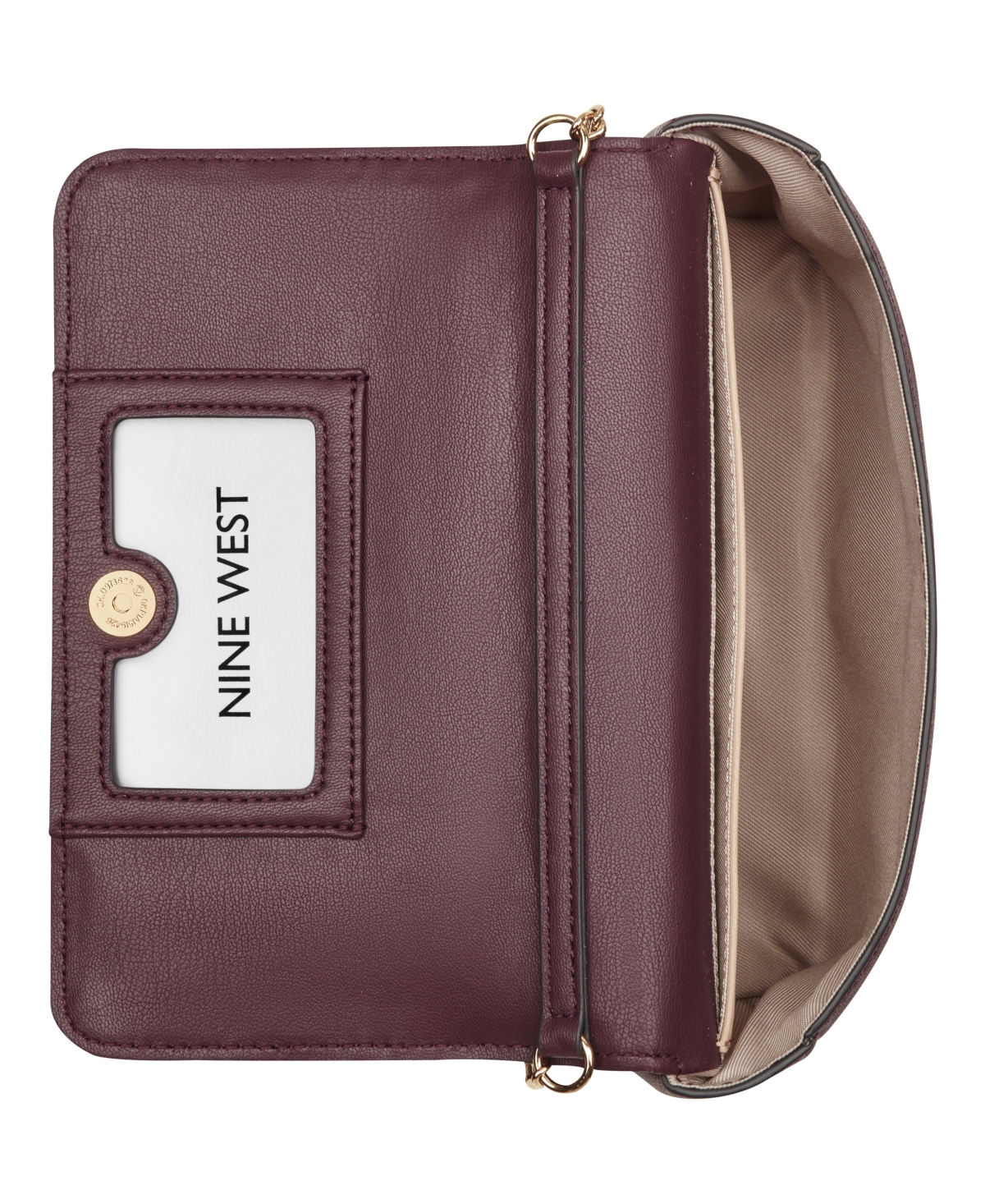 Nine West Harland Phone Case Crossbody Clutch Bag In Purple