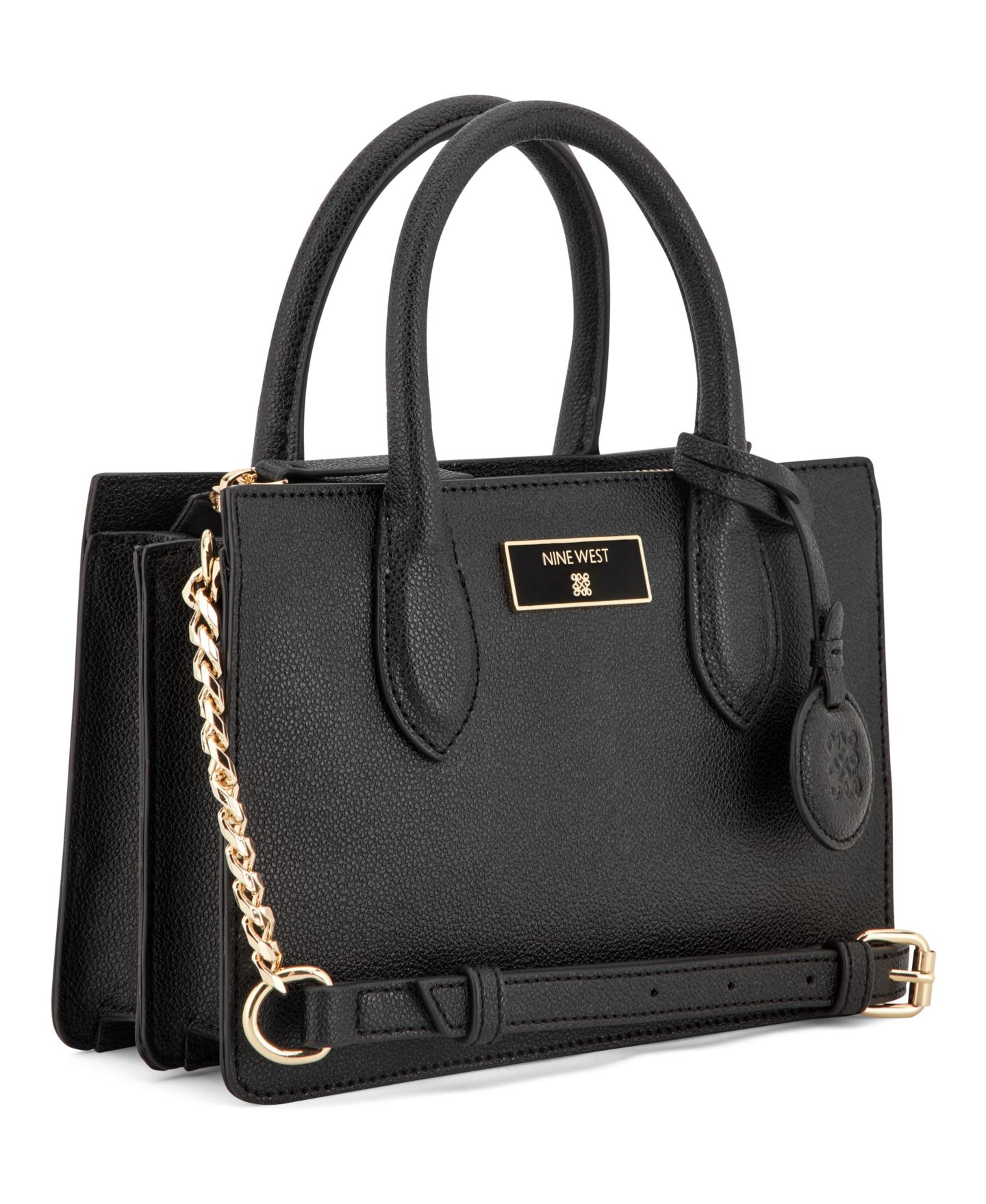 Женская сумка Nine West Magdalina Mini Tote Crossbody, цвет: Чёрный — фото 4
