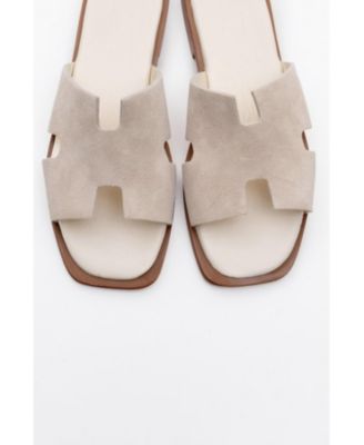 Jez Leather Slide Sandal (Women)