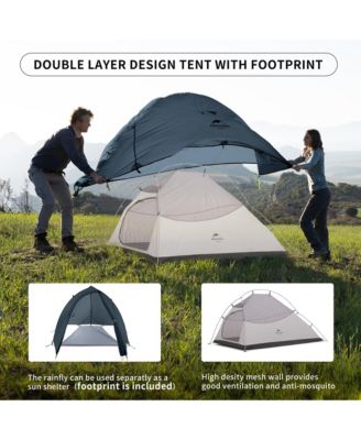 Cloud Up Free Standing 2 Person Backpacking Tent Ultralight Nylon Double Layer Camping Tents for Two Person