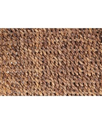 Woven Banana Leaf Headboard Straight Design for Modern Bedroom