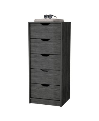 Five Drawer Standard Chest for Bedroom Storage and Clothes Organization