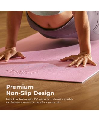 Anti-Slip Dual Color Exercise Yoga Mat,Blue