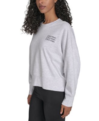 Women's Mini Triple Logo Pullover Sweatshirt