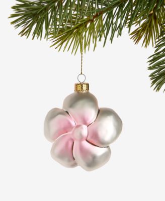 Hawaii Pink & Gold Flower Ornament, Exclusively at Macy's