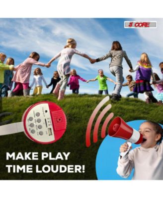 Megaphone Bullhorn Speaker 30W Mini Bull Horn Rechargeable Cheer Megafono 800 Yards Range Loudspeaker
