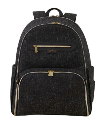 Convertible Tweed Diaper Backpack