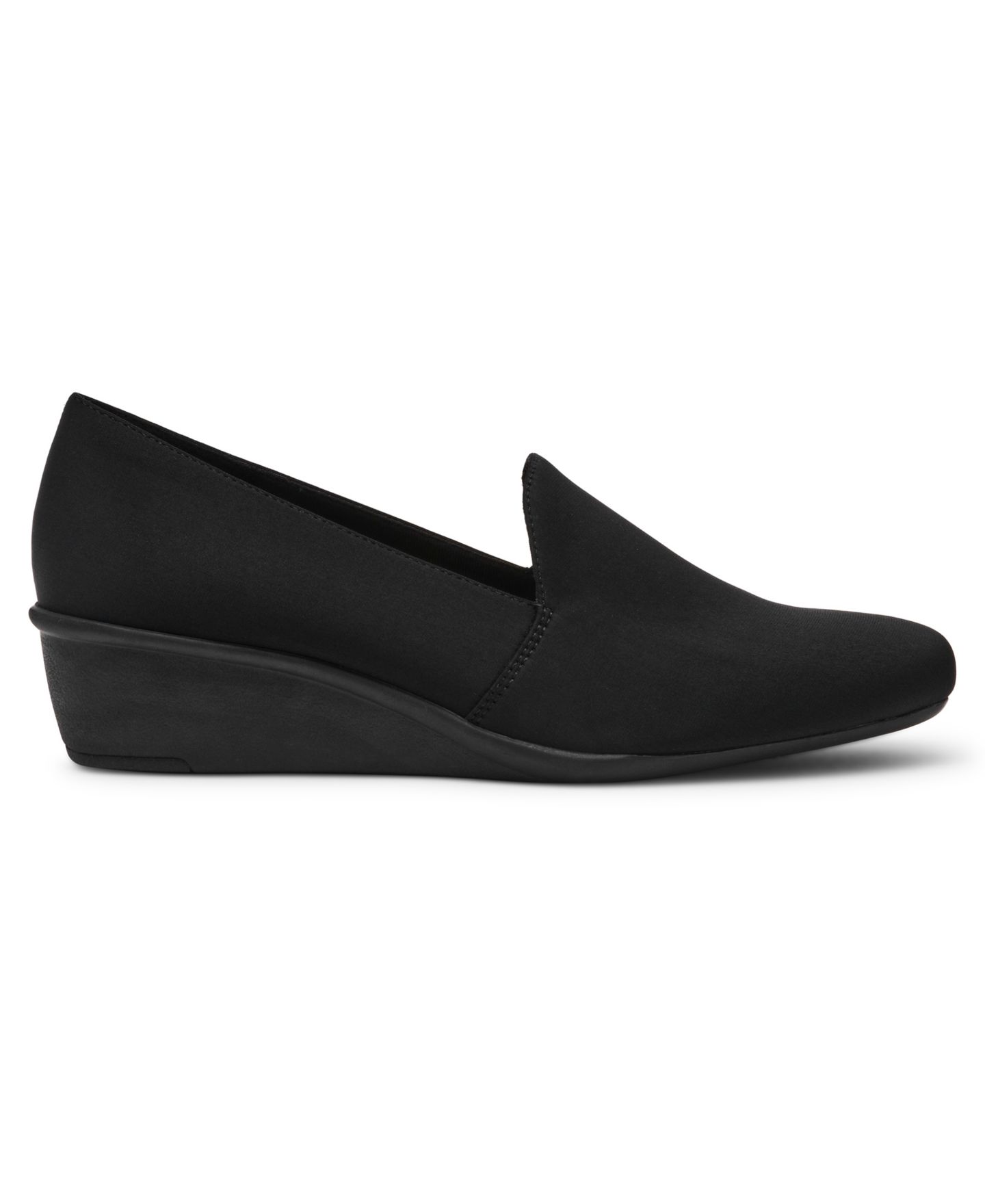Женские туфли Anne Klein Wendell Slip On Wedge, цвет: Чёрный — фото 2