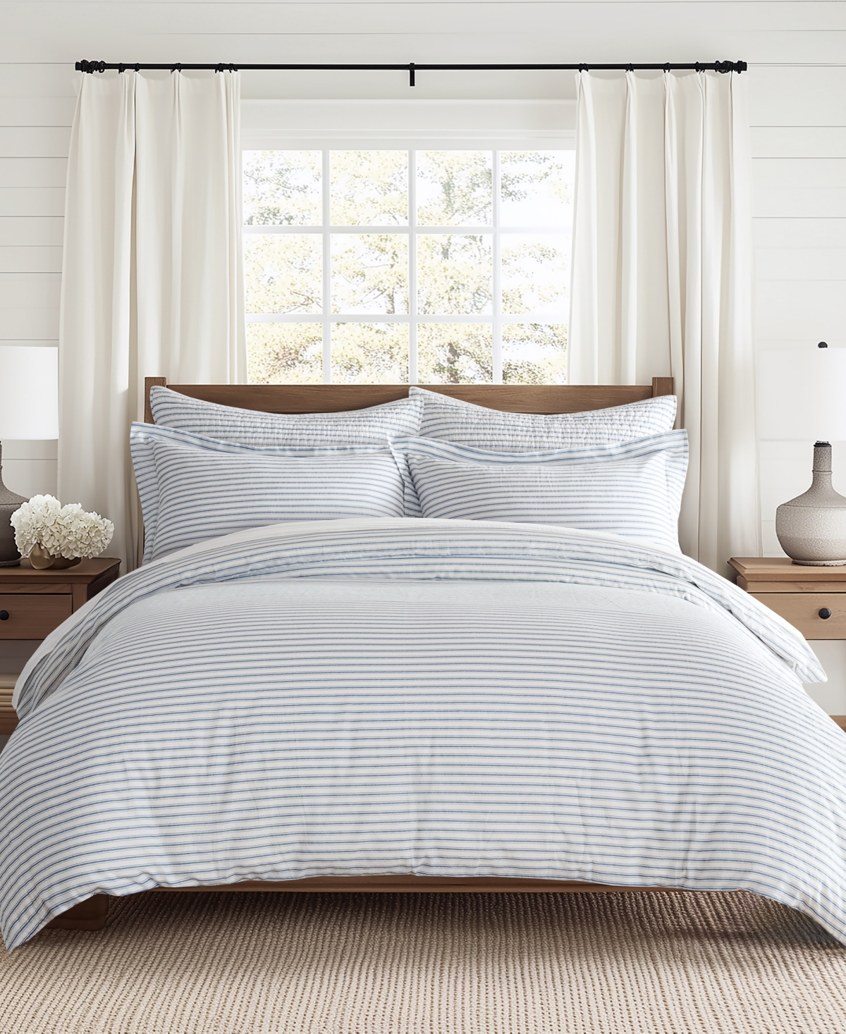 Levtex Tobago Stripe Reversible 3-Pc. Duvet Cover Set