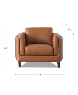 Maui 42" Top Grain Leather Armchair