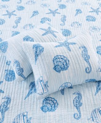 Sandy Cove Reversible 3-Pc. Quilt Set, Full/Queen