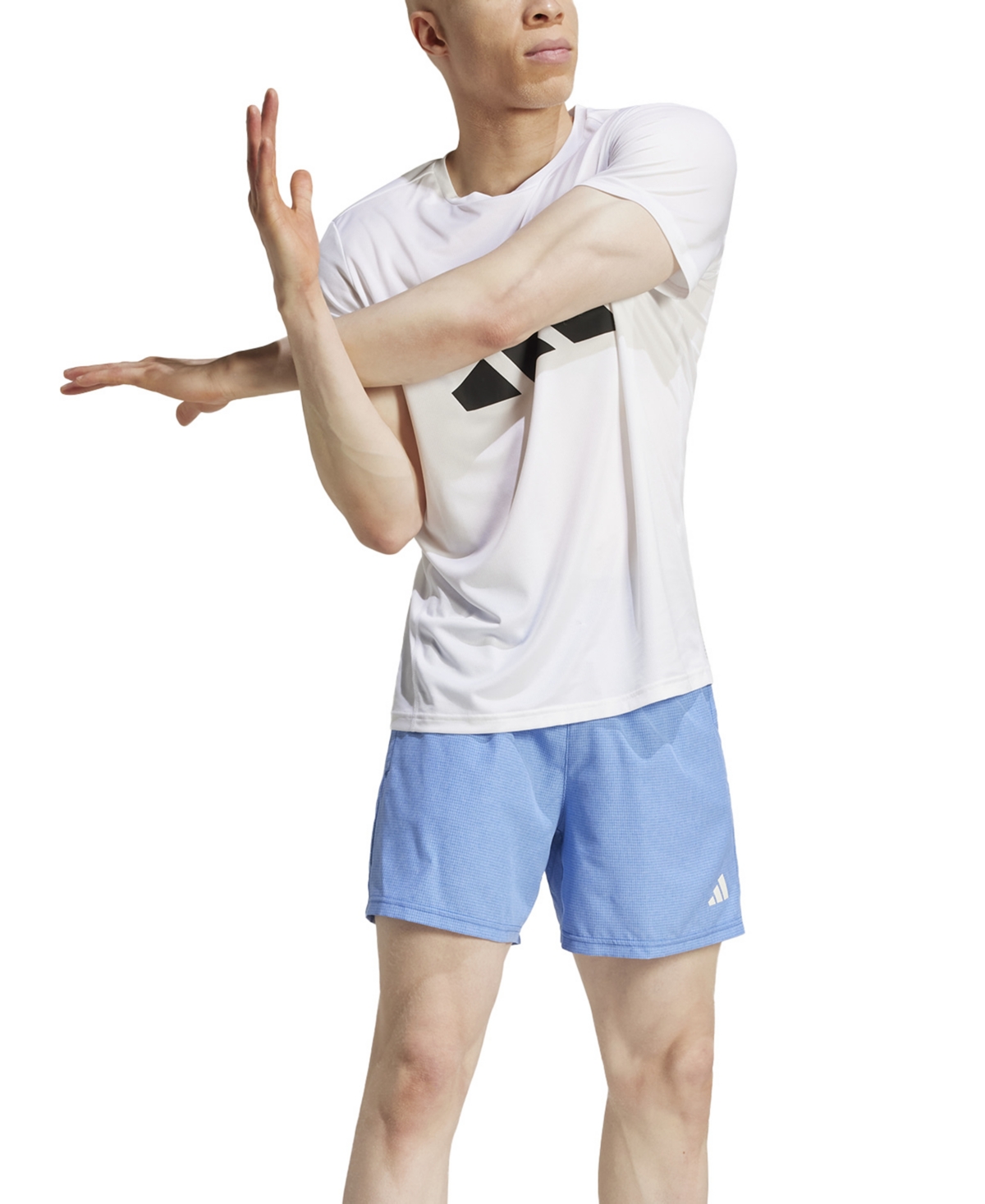 Adidas Originals Men's Own The Run Moisture-wicking Drawstring 7" Shorts