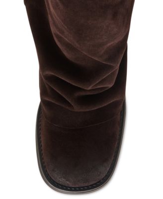 Steve Madden Women's Benton Mid-Shaft Foldover Cuff Moto
