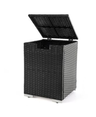 2-in-1 Patio Rattan Gas Propane Tank Cover for 20 lbs Propane Tanks