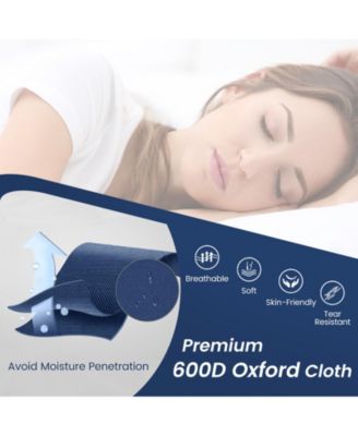 Adults Kids Folding Camping Cot-Blue