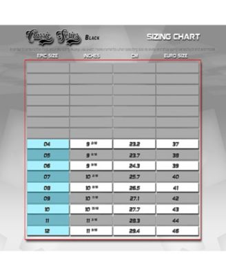 Epic Classic Black Quad Roller Skates