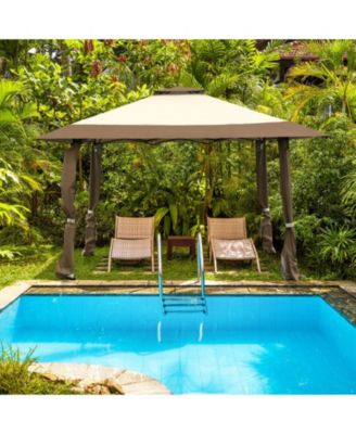 13 x 13 Feet Pop Up Gazebo Tent with Carry Bag for Patio Garden