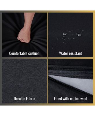 4-Piece Patio Furniture Set Outdoor Balcony Porch Garden Backyard Lawn Furniture Acacia Wood Table Top