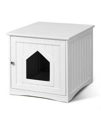 Sidetable Nightstand Weatherproof Multi-function Cat House