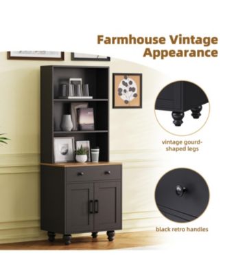 Streamdale Farmhouse Storage Cabinet with Ajustable Shelves