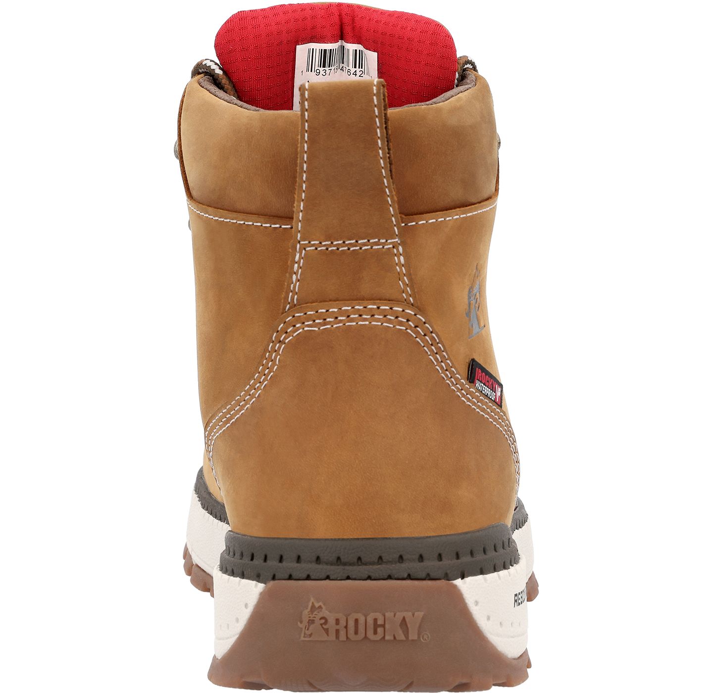 Мужские ботинки ROCKY Rebound Wedge Waterproof Composite Toe Work Boot, цвет: Коричневый — фото 4