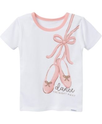 Baby Girls Top and Shorts Pajama Sets, 4-Piece, Ballet Slippers