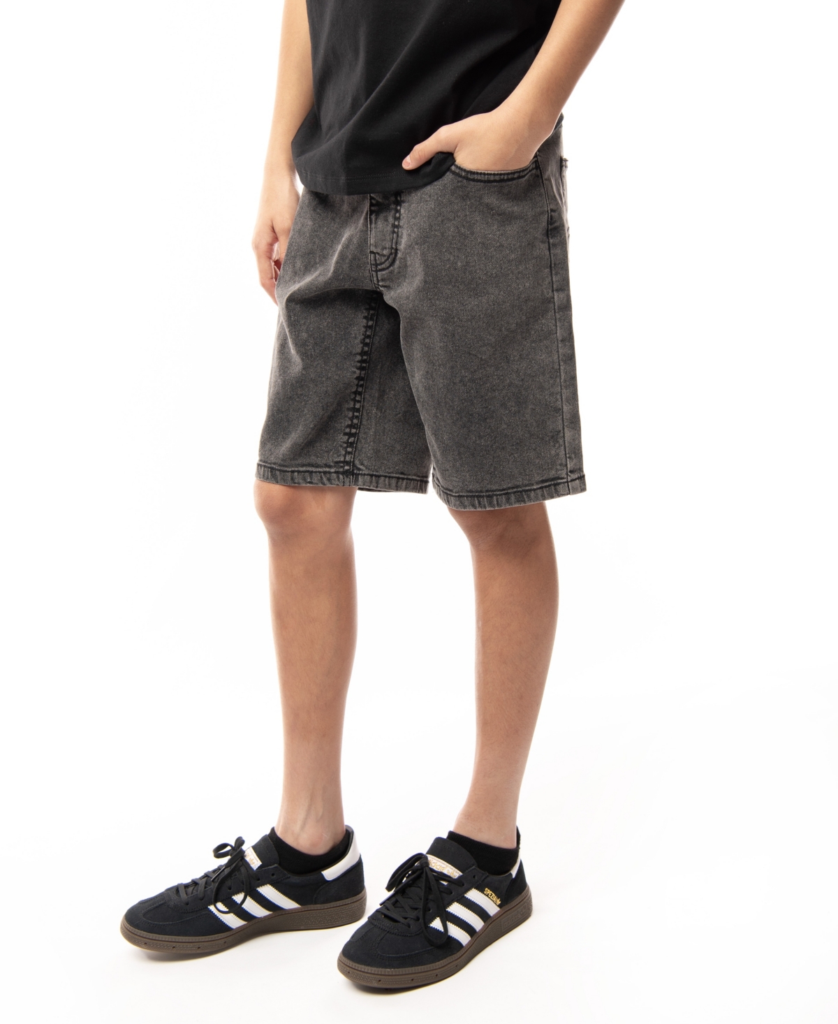 Shop Ring Of Fire Big Boys Nouveau Stretch Denim Shorts