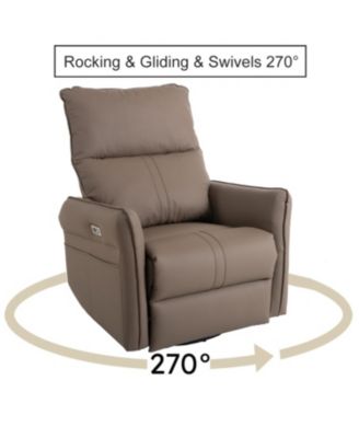 270 Swivel Glider Recliner w/ USB