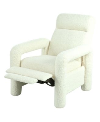 Push Back Recliner with Adjustable Backrest