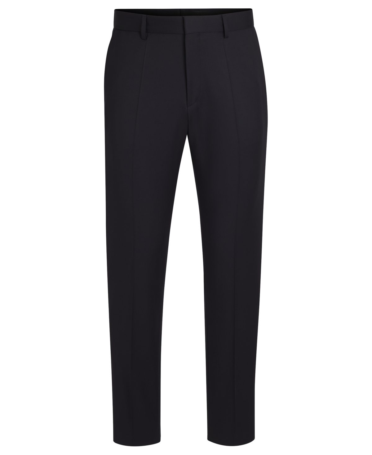 Hugo Boss Slim-fit Trousers In Patterned Stretch Twill