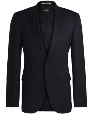 BOSS by Men's Virgin-Wool Serge Suit Jacket