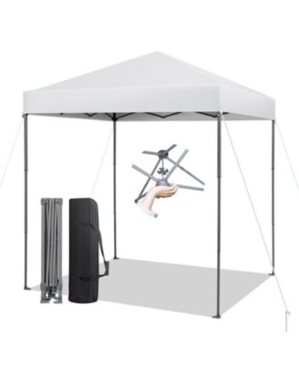 6.6 x 6.6 Feet Outdoor Pop-up Canopy Tent with UPF 50+ Sun Protection