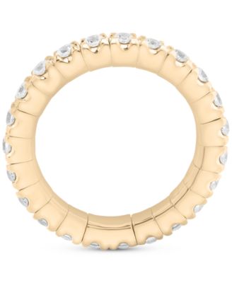 Diamond Stretch Flexible Eternity Band (1 ct. t.w.) in 14k White or Yellow Gold
