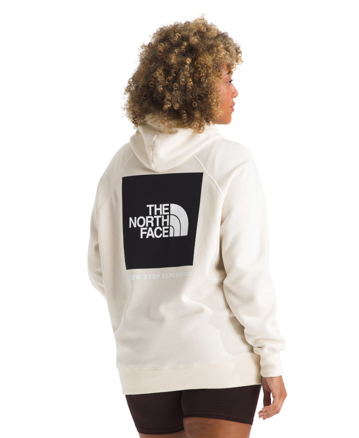 THE NORTH FACE PLUS SIZE BOX LONG-SLEEVE LOGO HOODIE 