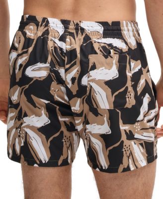 Men's Fully Lined Printed Swimsuit