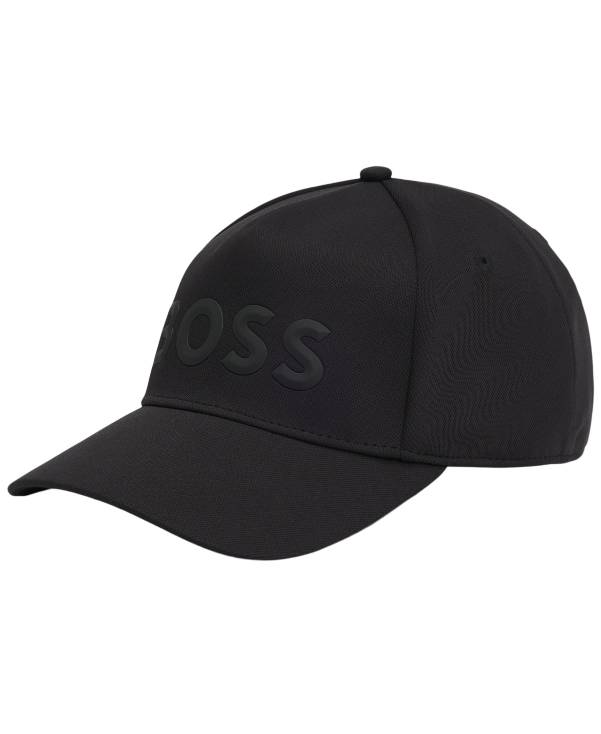 Hugo Boss Boss By  Men's Mesh-pique Tonal Logo Hat In Black