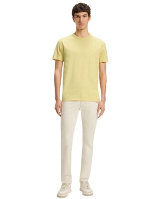 Men's Cotton Slub Logo Detail T-Shirt