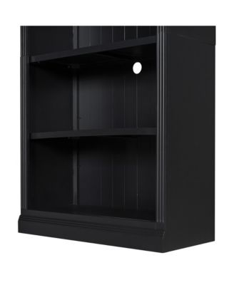 83.4" 5-Tier Bookcase with Light & Adjustable Shelves