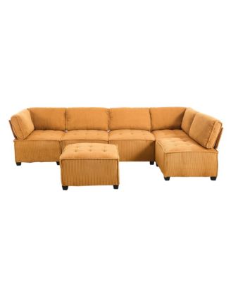 Streamdale U-Shaped Modular Sectional Sofa with Reversible Chaise