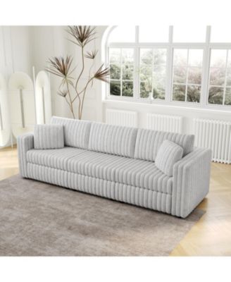 106" Light Gray Modular Sofa - Comfortable, Modern Design