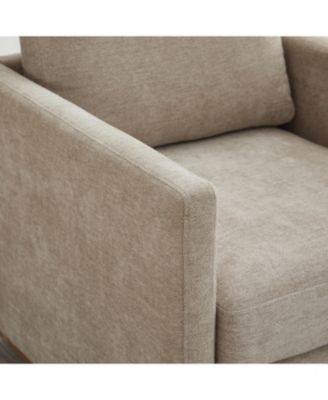 Streamdale 30.7" Swivel Accent Chair - Taupe