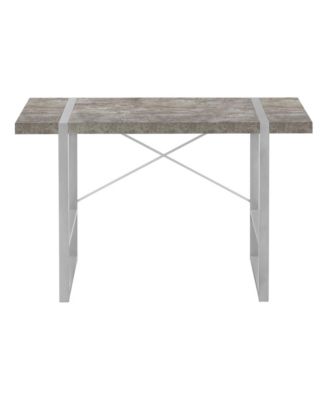 Compact Computer Desk with Sturdy Metal Frame