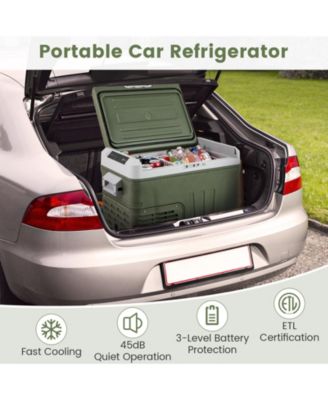 12 Volt Car Refrigerator Portable Car Fridge with Adjustable Range-35L