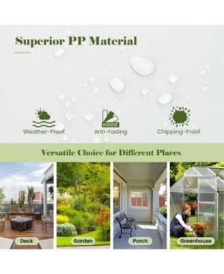 Outdoor Planter Box Self-Watering Raised Garden Bed Trellis with Water Level Indicator