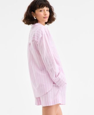 Women's Adventure Stripe Long-Sleeve Shirt, Exclusively at Macy's