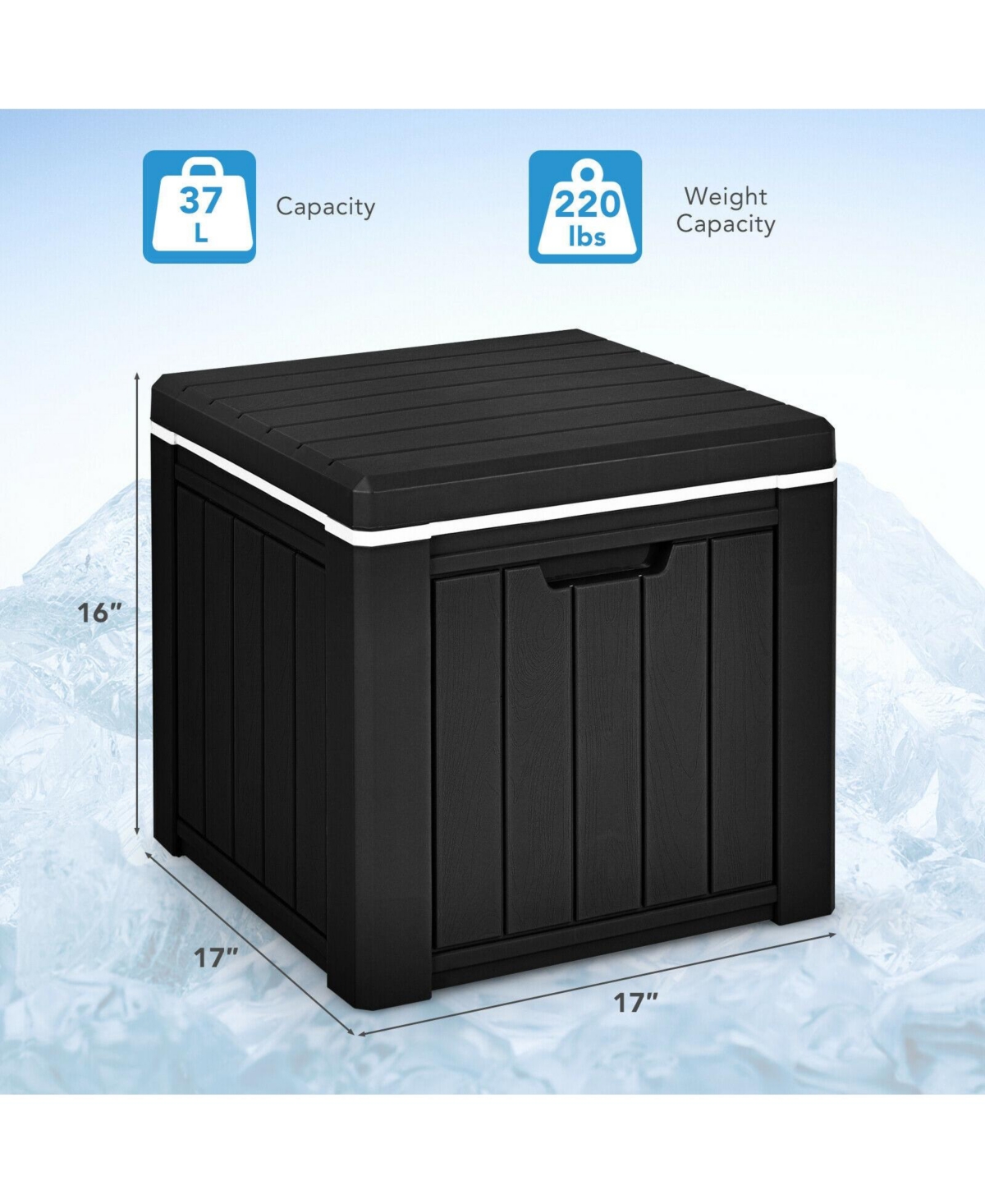 10 4-in-1 Gallon Storage Cooler for Picnic and Outdoor Activities