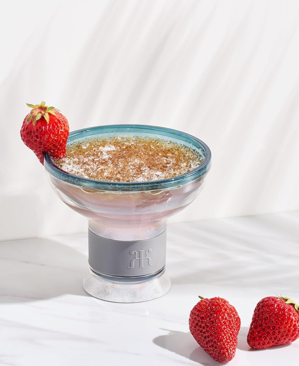 The Wine Savant Frozen Margarita And Chiller Cocktail Glasses, Set Of 4