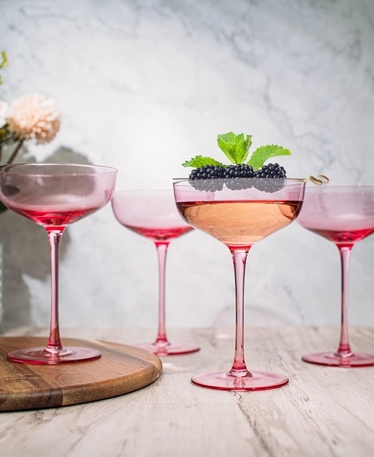 The Wine Savant Classic Coupe Glasses, Set Of 4
