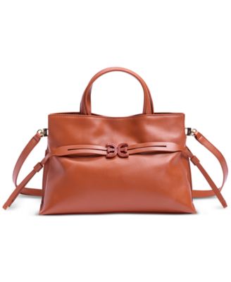 Poppy Small Leather Drawstring Crossbody