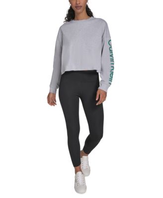Performance Women's Logo Cropped Long-Sleeve Top